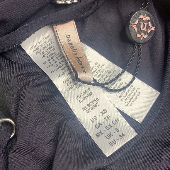 ❌SOLD Nanette Lepore Womens Isla Marieta Goddess Black One-piece Swimsuit - Picture 3 of 5